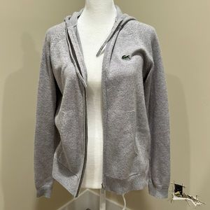 Lacoste zip up hoodie size 32